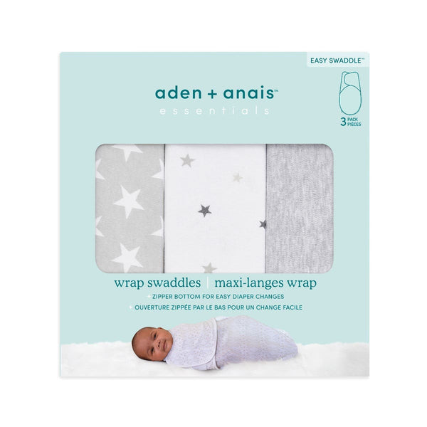 Aden + Anais: Quick Change Easy Swaddle Wrap 3-Pack: Twinkle - Age 0+