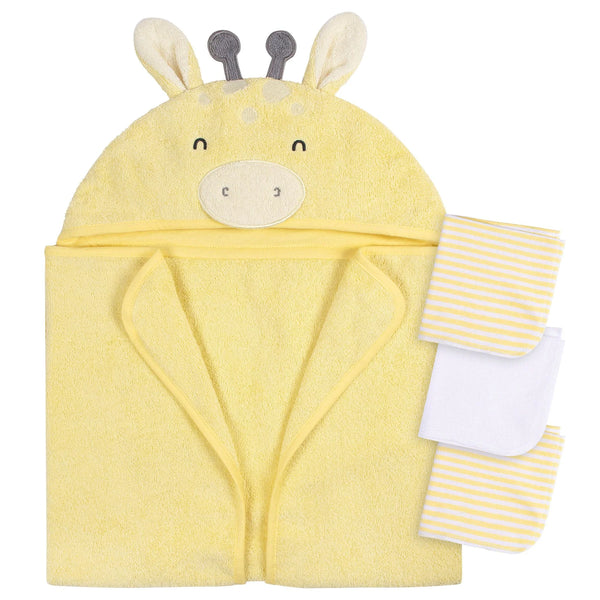 Gerber 4 pcs Bath Set - Yellow Giraffe