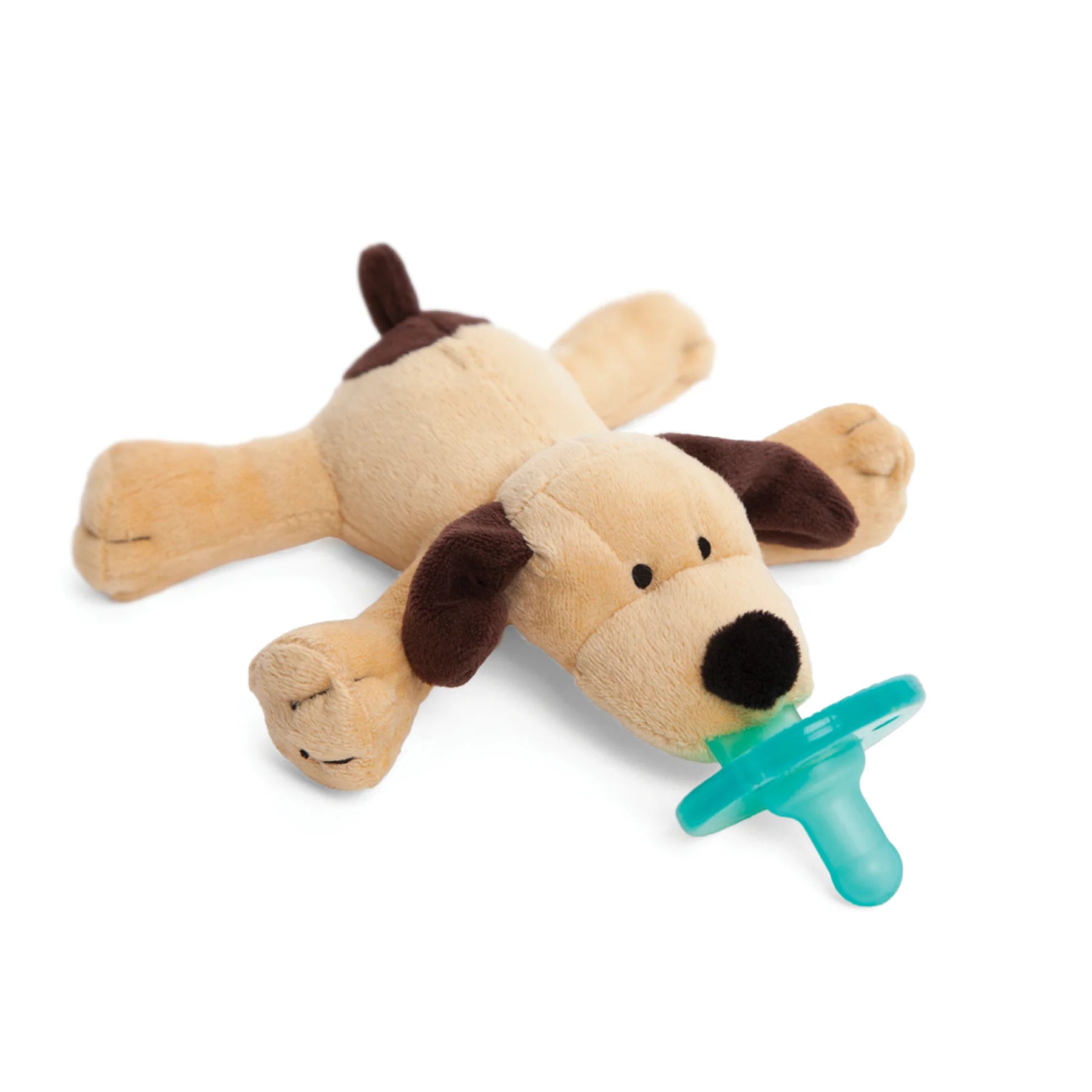 WubbaNub: Infant Pacifier Brown Puppy - Ages 0+