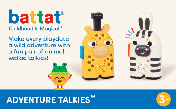 Battat  Adventure Walkie Talkies - Kids Adventure Communication Toy