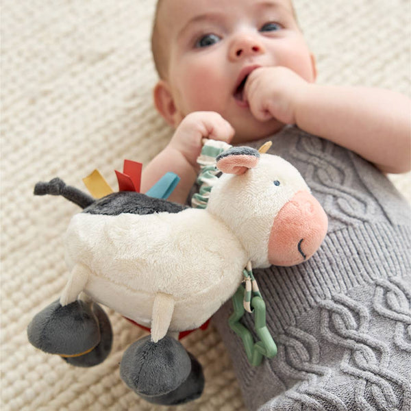Itzy Rityz - Link & Love™ Teething Activity Toy Cow