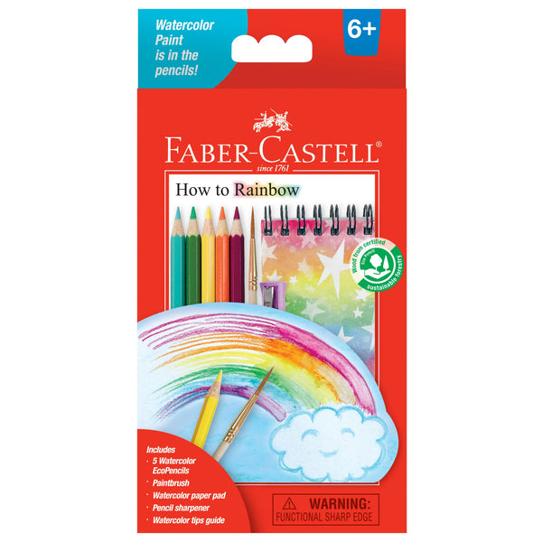 How To Rainbow Watercolor Pencils Starter Set - Ages 6+