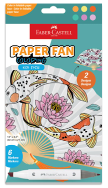 FC: Paper Fan Colouring Koi Fish - Ages 8+