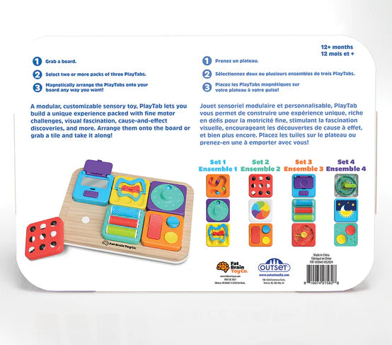 Fat Brain: PlayTab Set 1 (Billingual) - Ages 12mths+