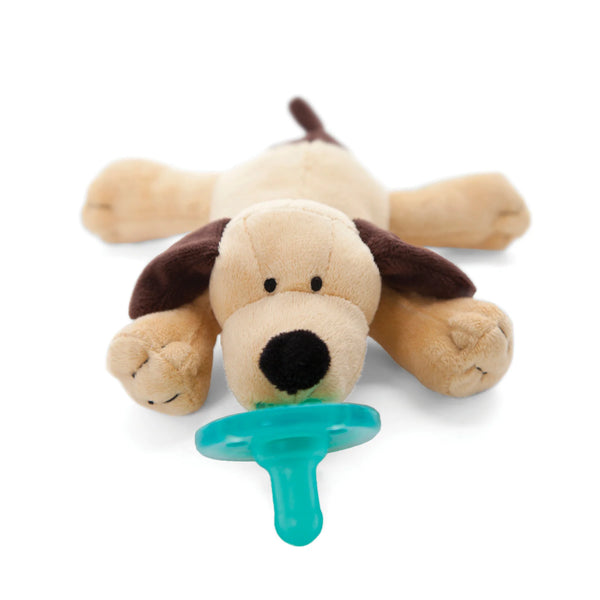 WubbaNub: Infant Pacifier Brown Puppy - Ages 0+