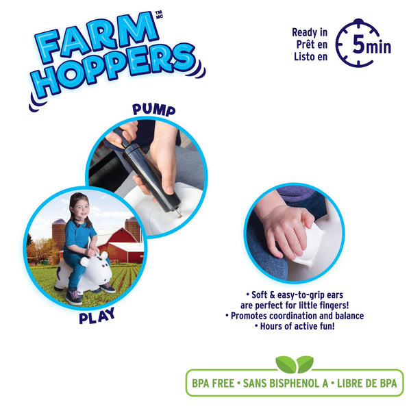 Farm Hoppers: White Cow - Ages 2+