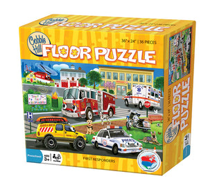 36 Piece Floor Puzzle: First Responders - Ages 3+