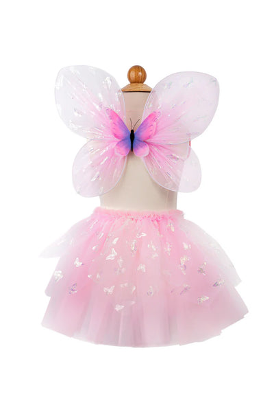 GP: Flutter Butterfly Skirt & Wings Pink - Size 4-6