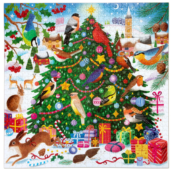 1000 Piece Puzzle: Christmas Songbirds  - Ages 12+
