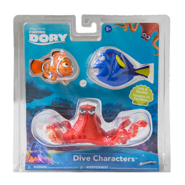 Finding Dory Dive Characters 3 Pack - Ages 5+