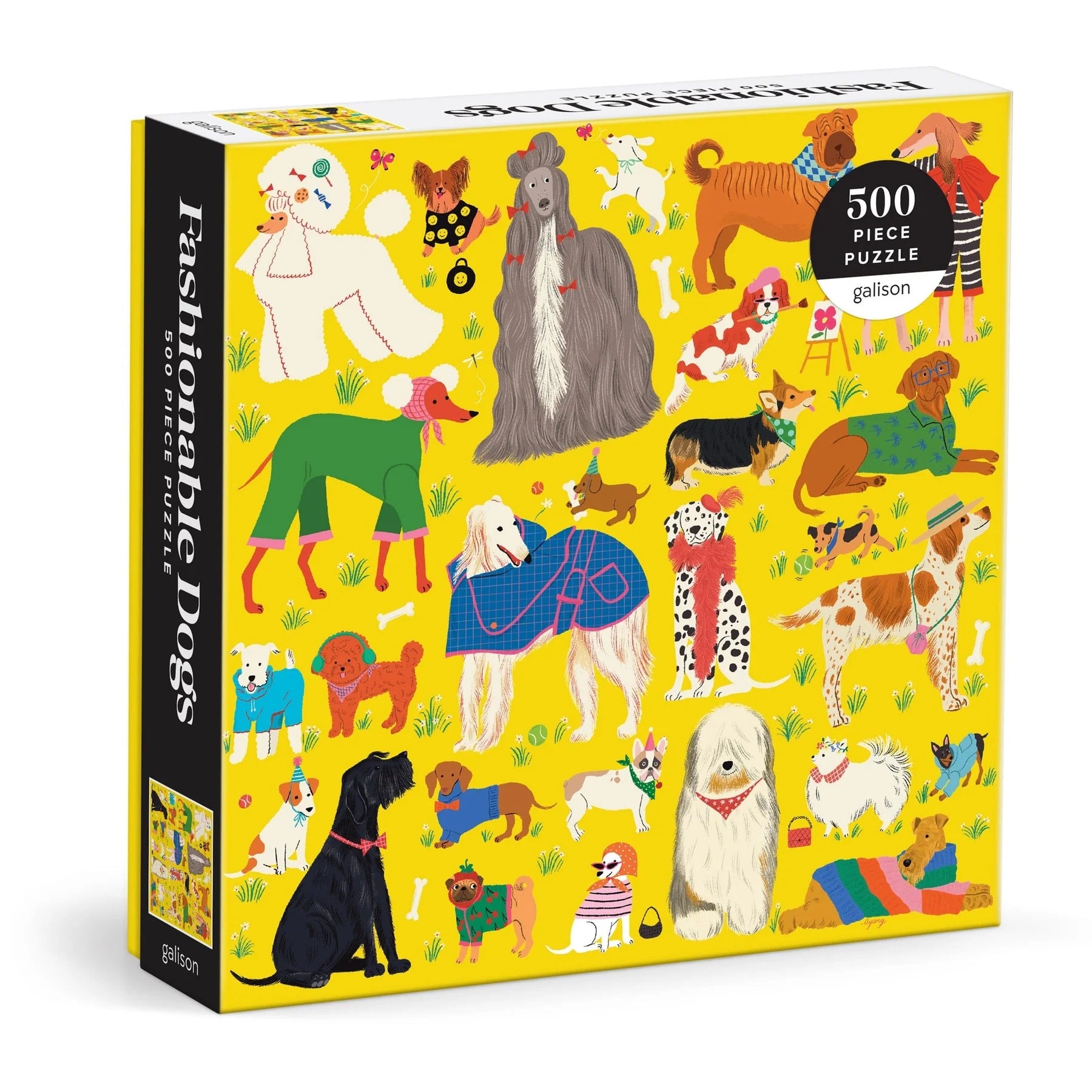 500 Pieces: Fashionable Dogs - Ages 8+