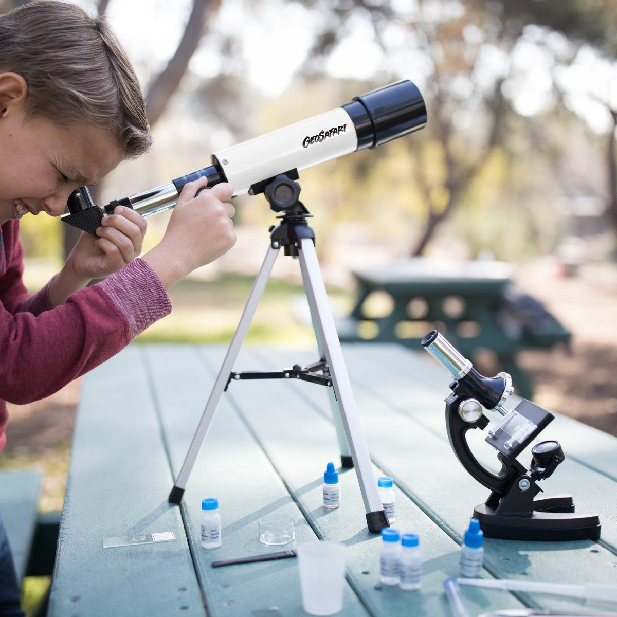 EI GeoSafari Telescope Microscope Set Ages 8 Playful Minds