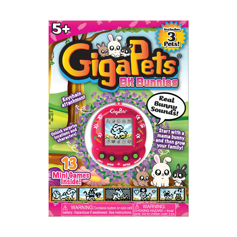 GigaPets Pixel Bunny - Ages 5+