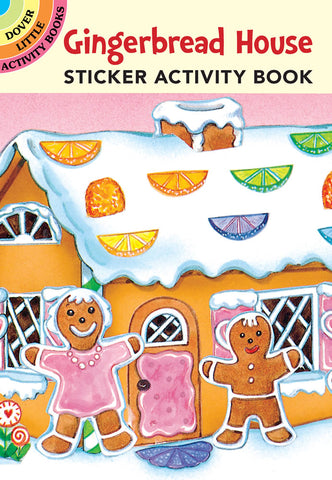 Gingerbread House Sticker Activity Book - Ages 4+