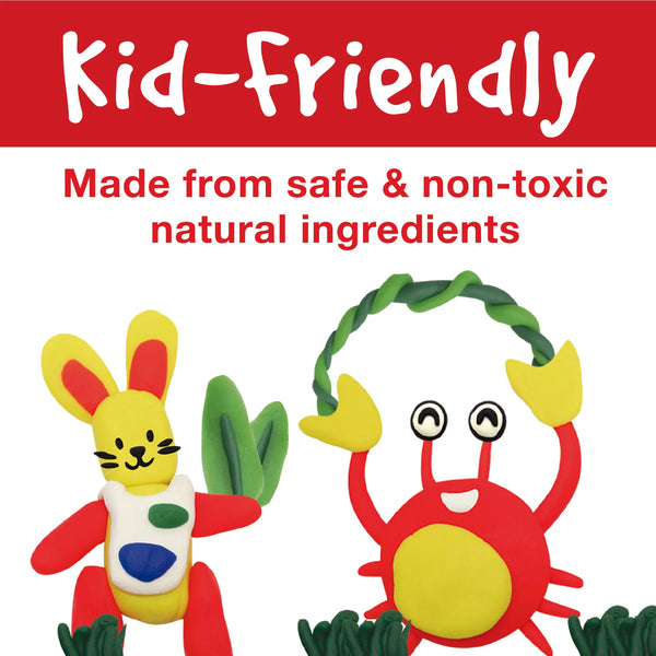 FC: Little Creatives 4 Super Soft Modelling Dough - Ages 3+