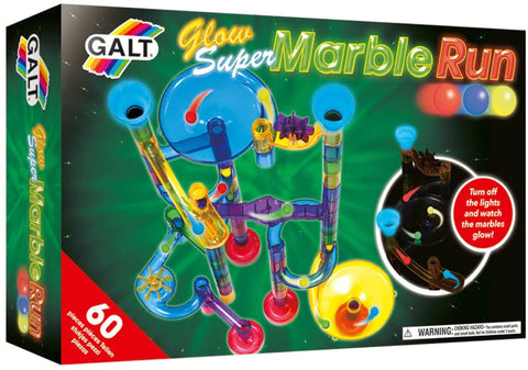 Glow Super Marble Run: 60 Piece Set - Ages 4+