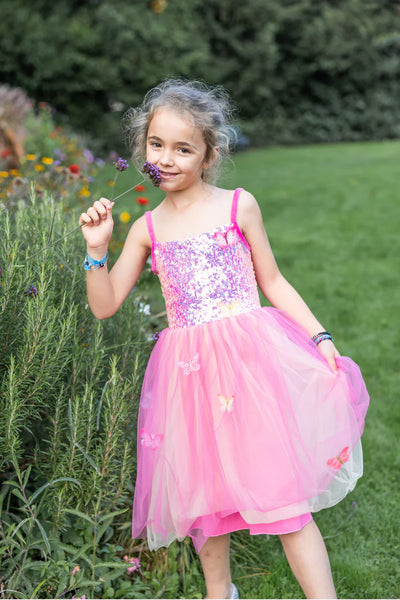 GP: Butterfly Bliss Dress Hot Pink - Size 3/4
