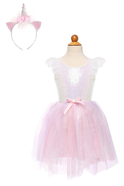 GP: Dreamy Unicorn Dress and Headband Set - Available in Multiple Sizes