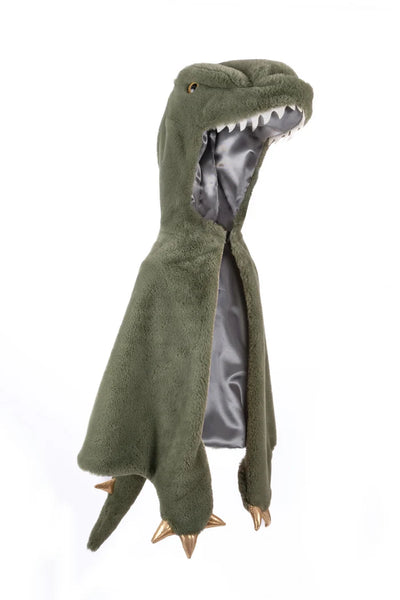 Great Pretenders T-Rex Cuddle Cape Green