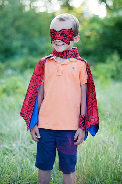 GP: Spider Cape, Mask and Cuffs Set - Size 3-4