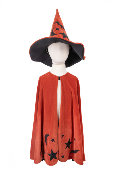 Great Pretenders Autumn Embers Wizard Cape and Hat