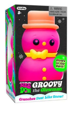 Squishmas Groovy the Glowman Nee Doh - Ages 3+