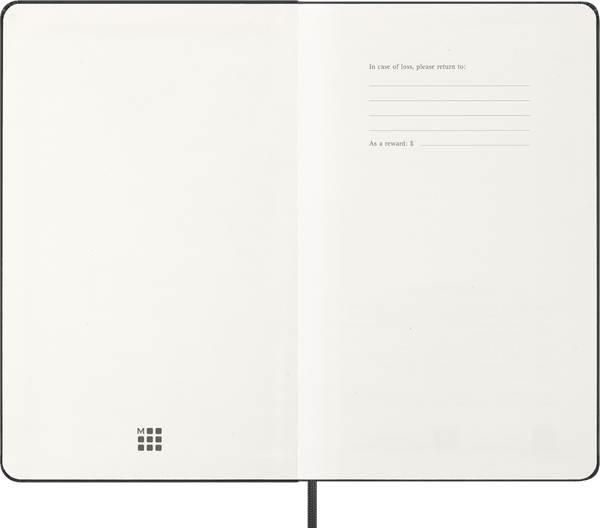 Moleskin: Classic Weekly Diary/Planner 2026 Large Hardcover Black