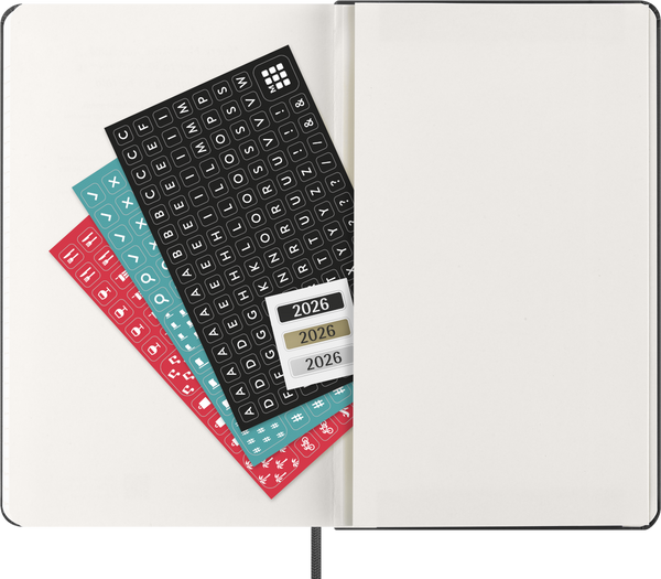 Moleskin: Classic Weekly Diary/Planner 2026 Large Hardcover Black