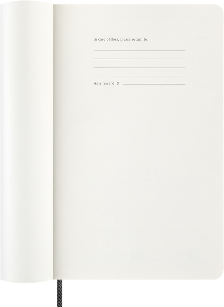 Moleskin: Classic Weekly Diary/Planner 2026 Large Softcover Black