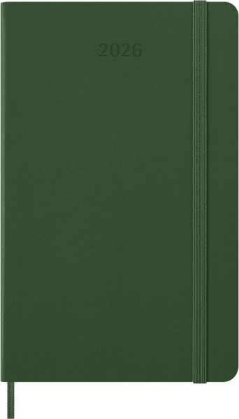 Moleskin: Classic Weekly Diary/Planner 2026 Large Hardcover Myrtle Green