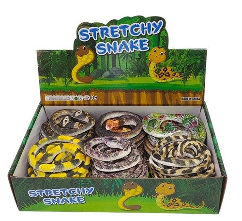 Loot: UV Printed Stretchy Snakes - Ages 5+