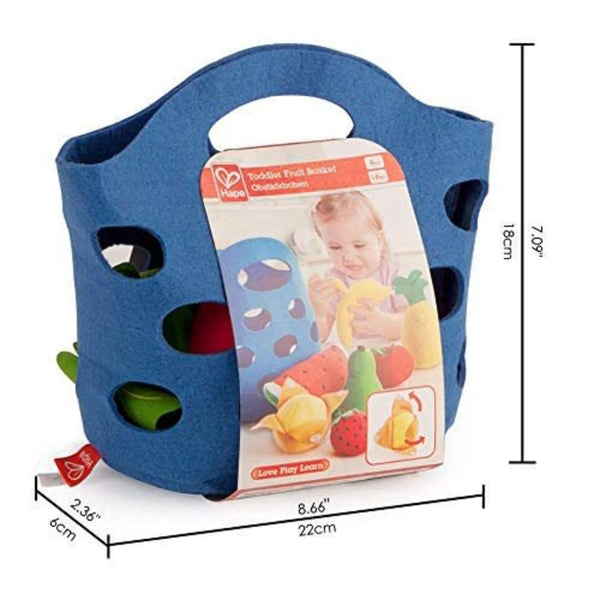 Hape: Toddler Fruit Basket - Ages 18mths+