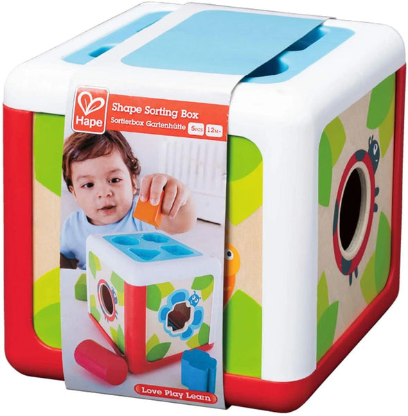 Hape - Shape Sorting Box for Toddlers