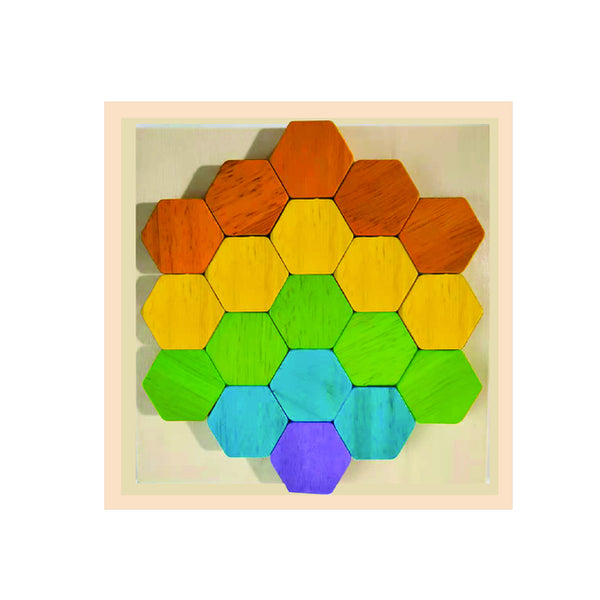 Hexagon Match Puzzle - Ages 2+
