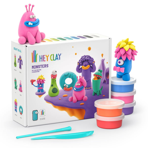 Monsters Air-Dry Modelling Clay Set