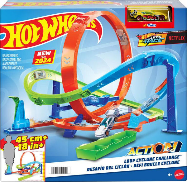 Hot Wheels Action Loop Cyclone Challenge Track Set