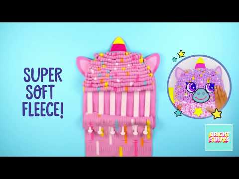 Bright Stripes: Magic Scrunch Pillow- Unicorn - Ages 8+