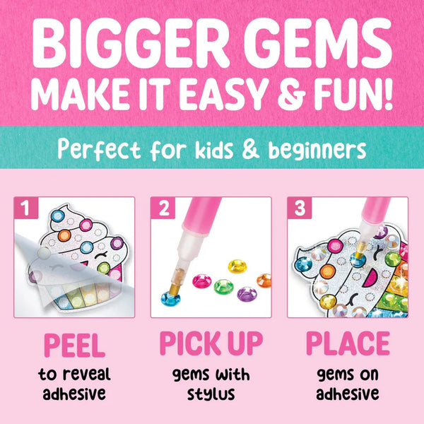 Creativity For Kids: Big Gem Painting Stickers - Mini - Ages 6+