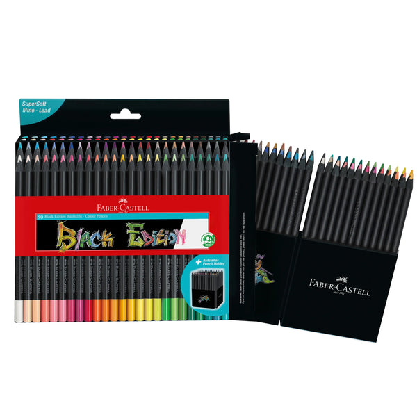FC: Black Edition 50 Coloured Pencils - Ages 13+