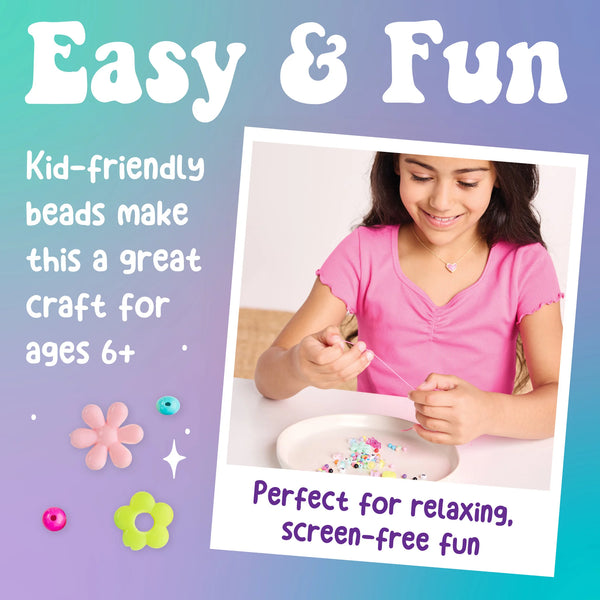 Creativity For Kids: Mini Kit Beaded Flower Bracelets - Ages 6+