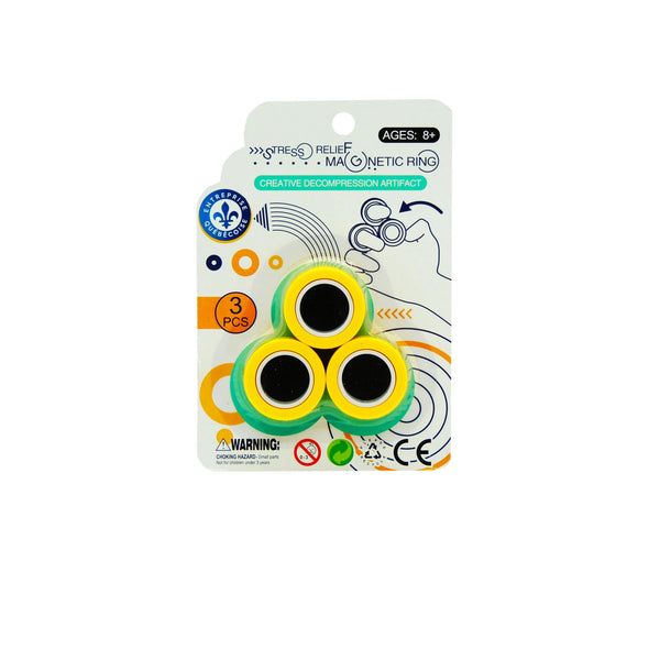 Robiii: Magnetic Rings Spinner - Ages 8+