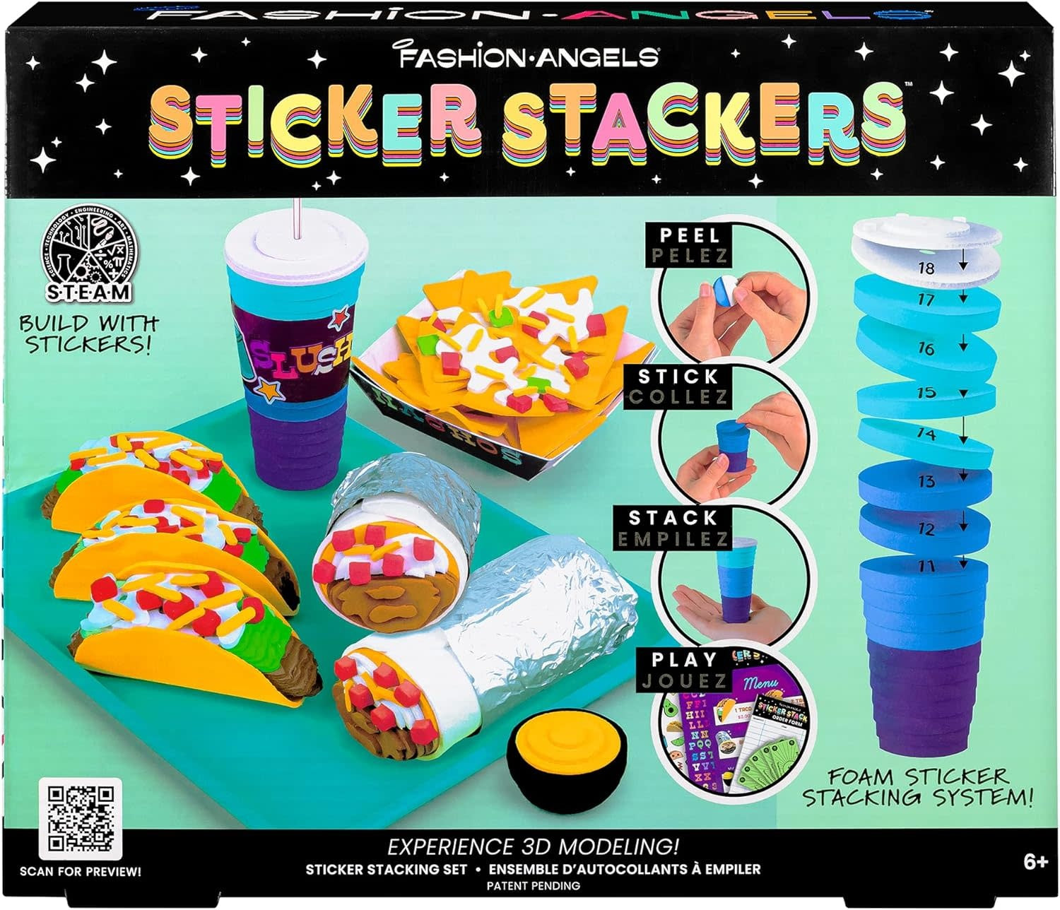 F. Angels: Sticker Stackers: Tacos Plus - Ages 6+