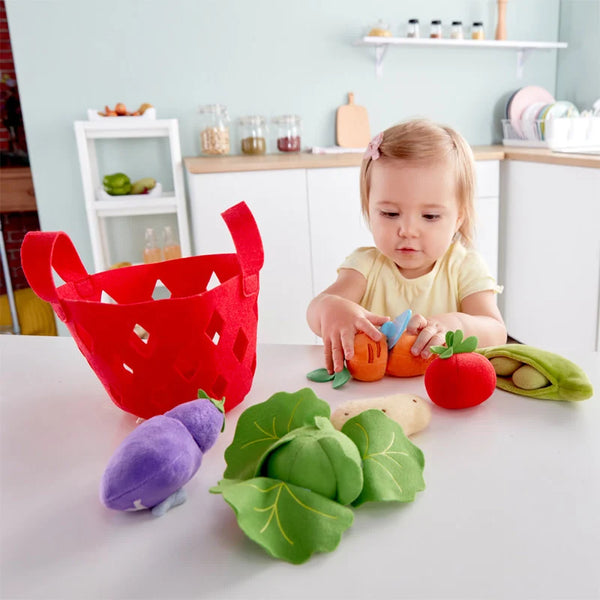 Hape: Toddler Vegetable Basket - Ages 18mths+