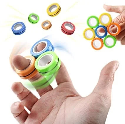 Robiii: Magnetic Rings Spinner - Ages 8+