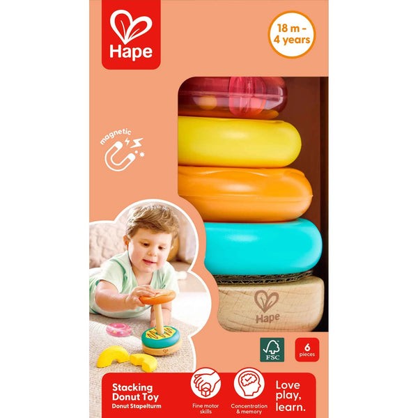 Hape - Stacking Donut Toy