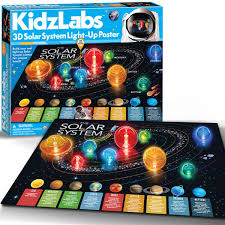 4M: KidzLabs - 3D Solar System Poster - Ages 5+