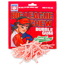 Candy: Big League Chew Bubble Gum - Slammin' Strawberry