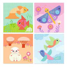 Djeco: Collages Crinkle Cutting - Ages 3+