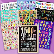 F. Angels: 1500+ Stickers Book - Alphabet - Ages 6+