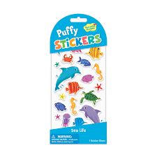 Puffy Stickers: Sea Life - Ages 3+
